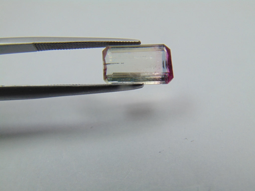 3.60ct Turmalina Bicolor 12x7mm