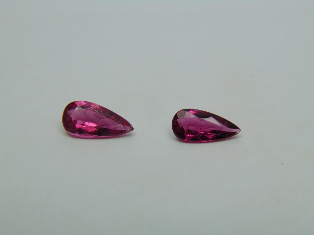 2.98ct Turmalina 12x6mm 11x5.5mm