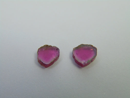 3.54ct Turmalina Melancia 8x7mm