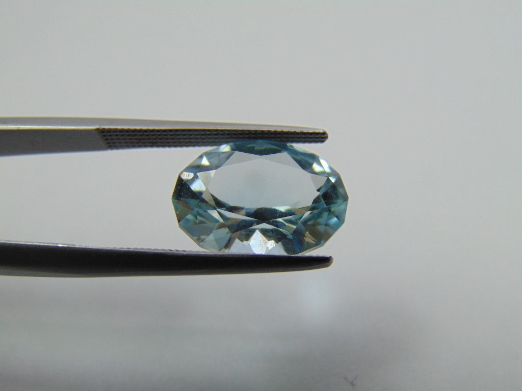 6.70ct Topázio Cor Natural 13x10mm