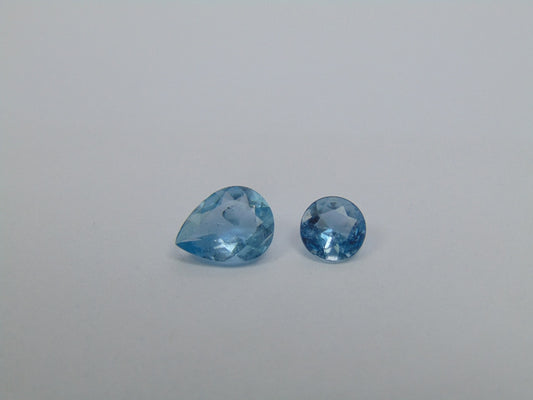 1.88ct Aquamarine 7x9mm 6mm