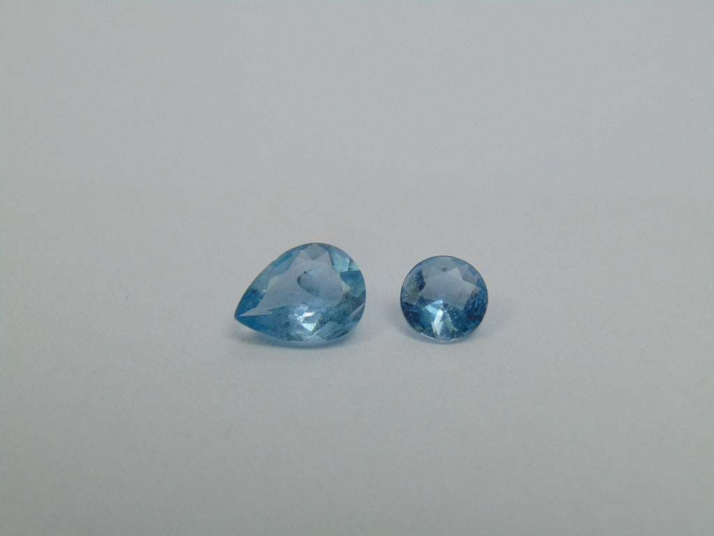 1.88ct Aquamarine 7x9mm 6mm