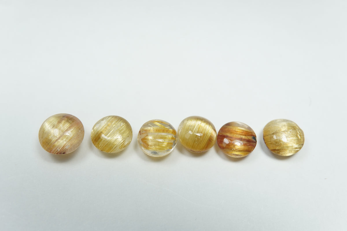6.60ct Rutiles 6mm to 6.5mm
