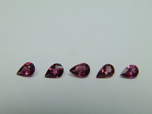 2.20ct Rodolita Calibrada 6x4mm