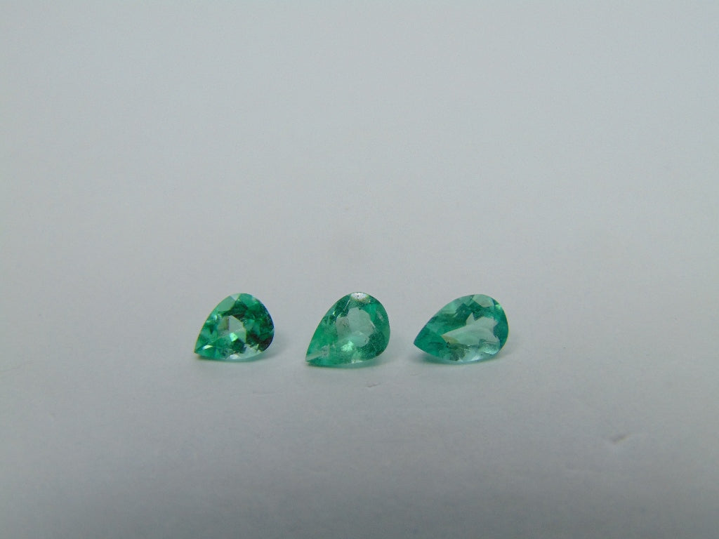 1.10ct Esmeralda 6x4mm