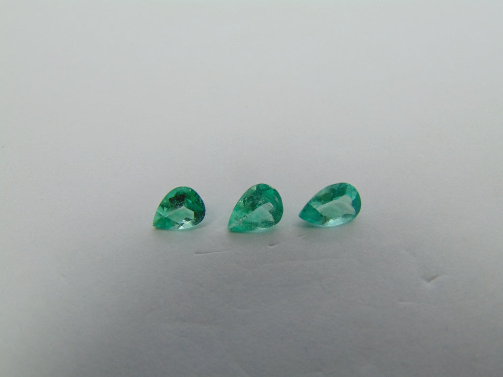 1.10ct Emerald 6x4mm