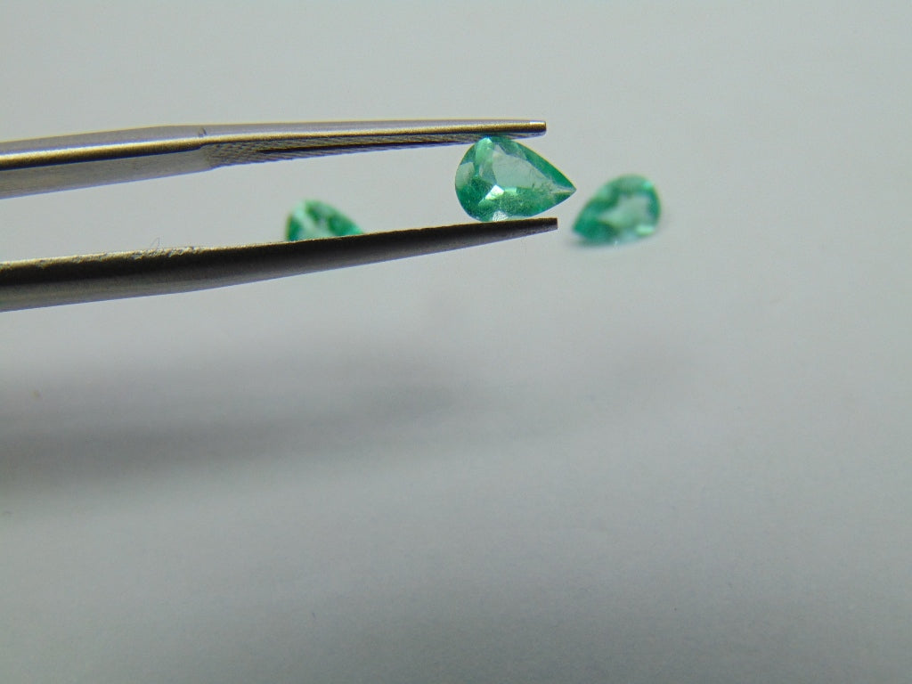 1.10ct Esmeralda 6x4mm