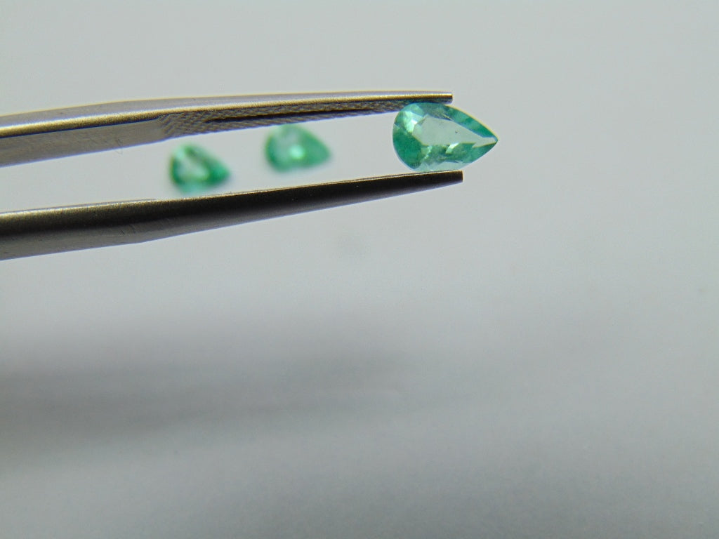 1.10ct Esmeralda 6x4mm