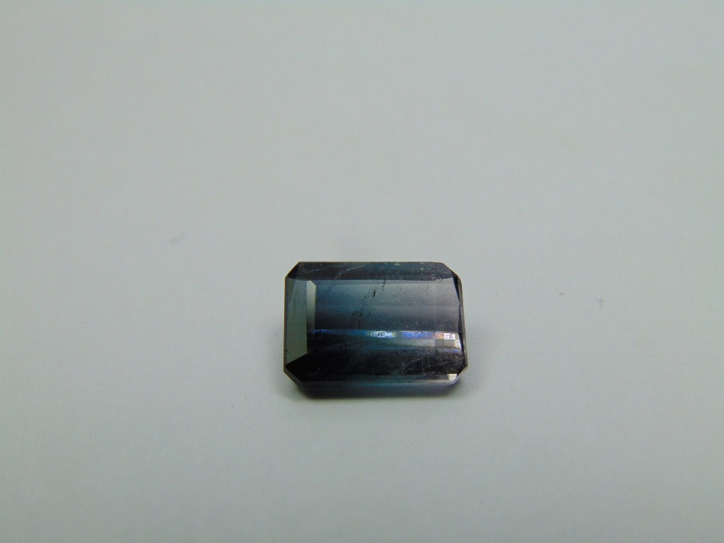 4.40ct Turmalina Bicolor 12x8mm