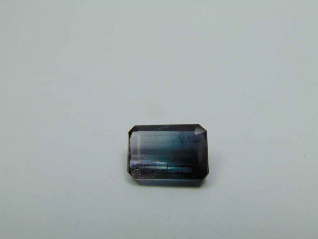 4.40ct Turmalina Bicolor 12x8mm