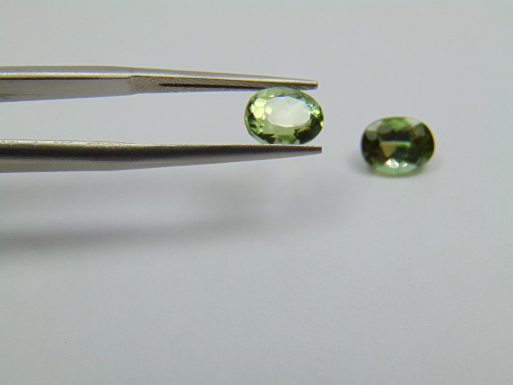 3ct Tourmaline Pair 7.5x6mm