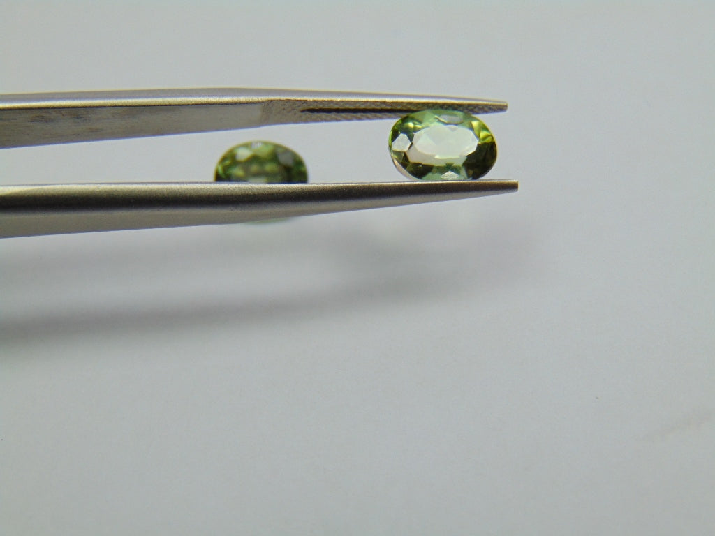 3ct Tourmaline Pair 7.5x6mm