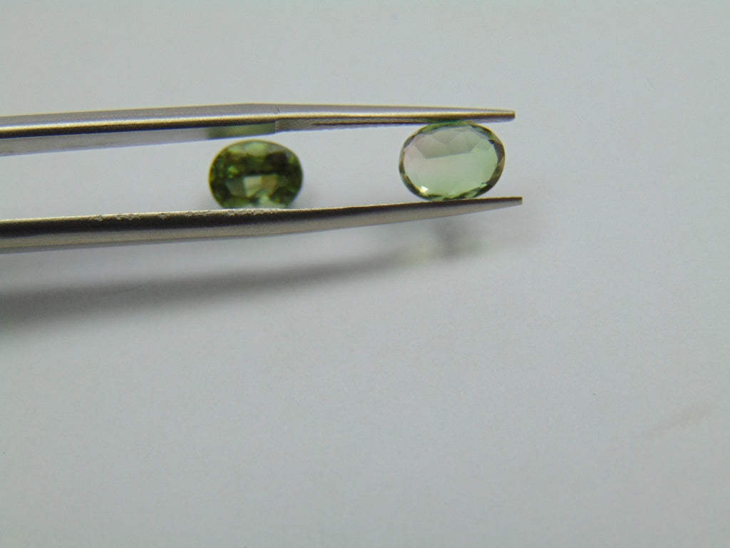 3ct Tourmaline Pair 7.5x6mm