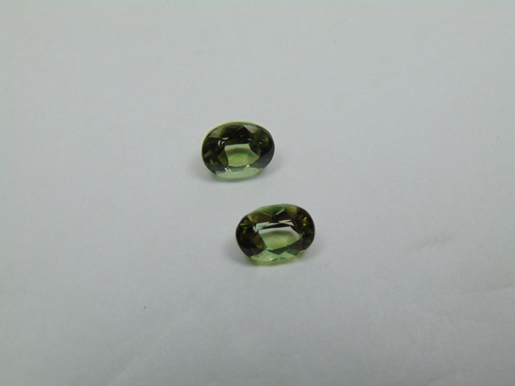 3ct Tourmaline Pair 7.5x6mm