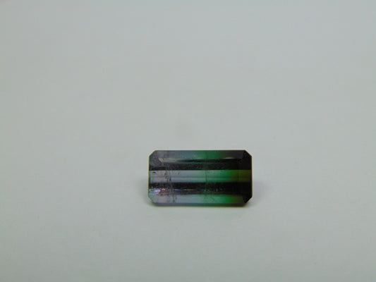 4.30ct Turmalina Bicolor 13x7mm