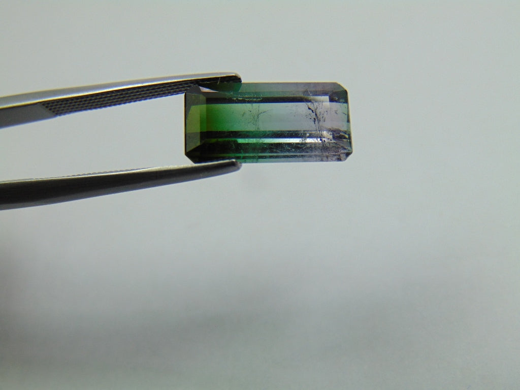 4.30ct Tourmaline Bicolor 13x7mm