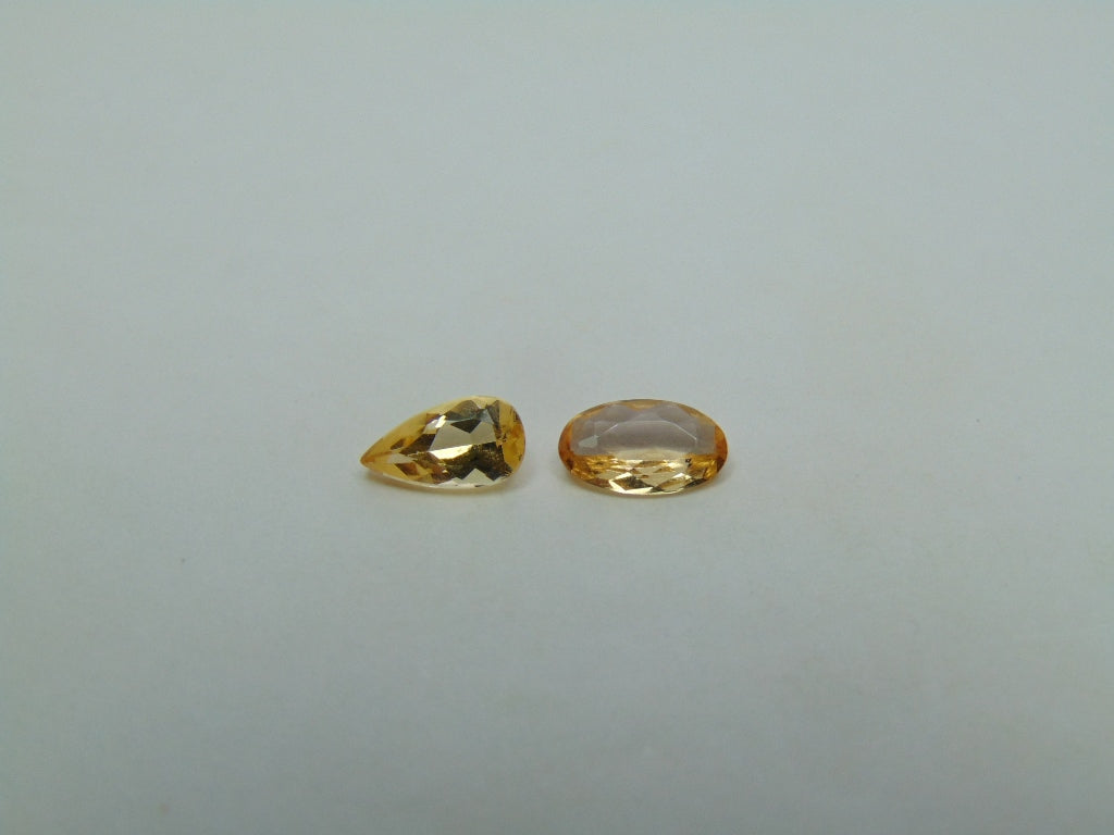 1.05ct Imperials Topaz 7x4mm