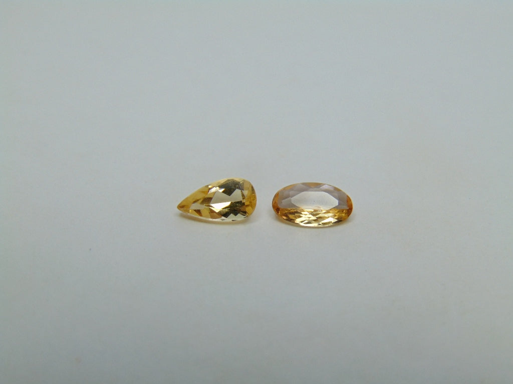 1.05ct Imperials Topaz 7x4mm