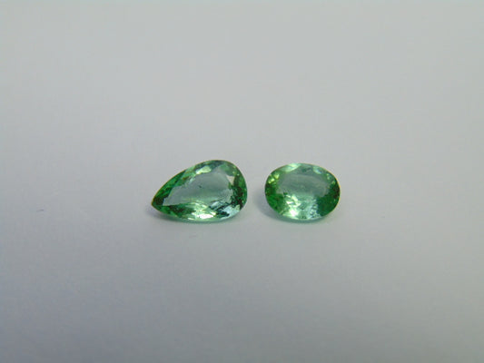1.68ct Turmalina 9x5mm 7x5mm