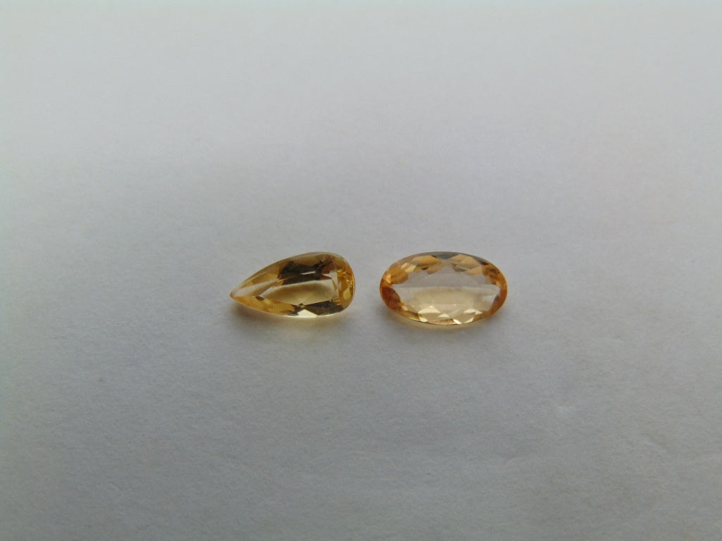 1.05ct Imperials Topaz 7x4mm