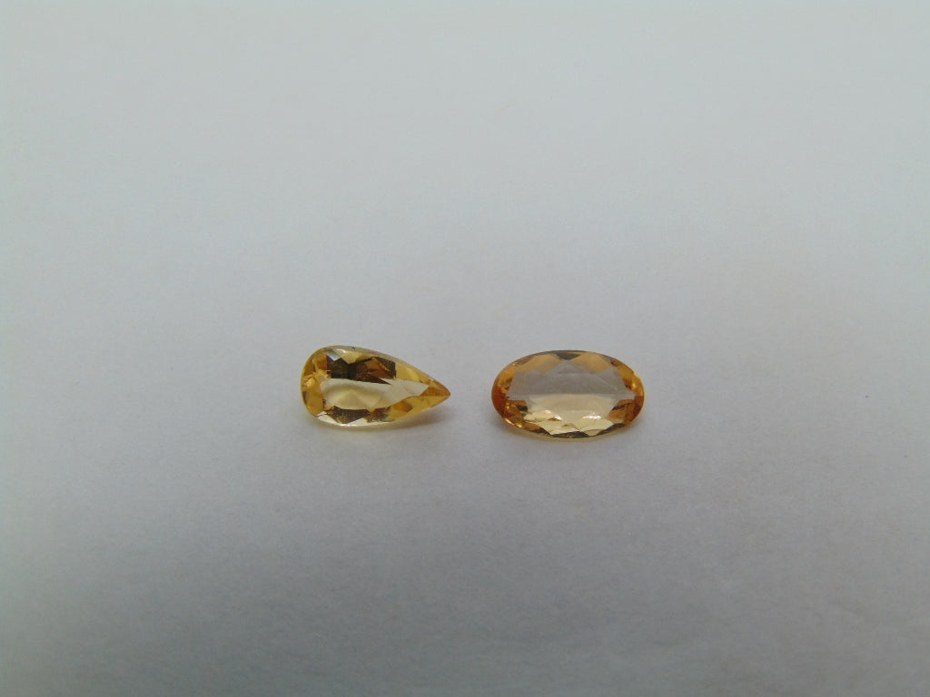 1.05ct Imperials Topaz 7x4mm