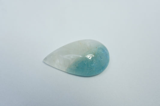15.50ct Água-Marinha Bicolor Cabochão 25x15mm