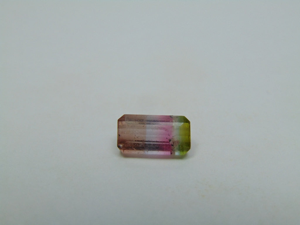 2.30ct Tourmaline Tricolor 10x6mm