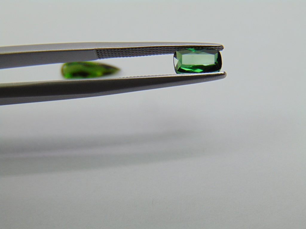 1.25ct Tourmaline 12x4mm 7x4mm