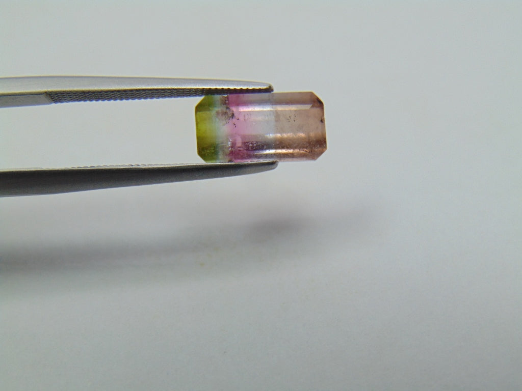 2.30ct Tourmaline Tricolor 10x6mm