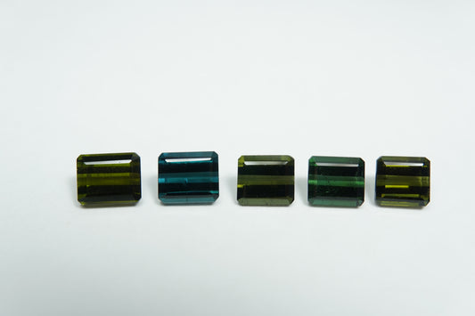 6.65ct Turmalinas 7x5.5mm / 6x5.5mm / 6x5mm / 6x5mm / 5.5x5mm