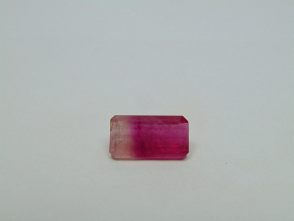 3.70ct Turmalina Bicolor 13x7mm