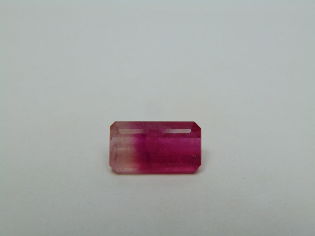 3.70ct Turmalina Bicolor 13x7mm