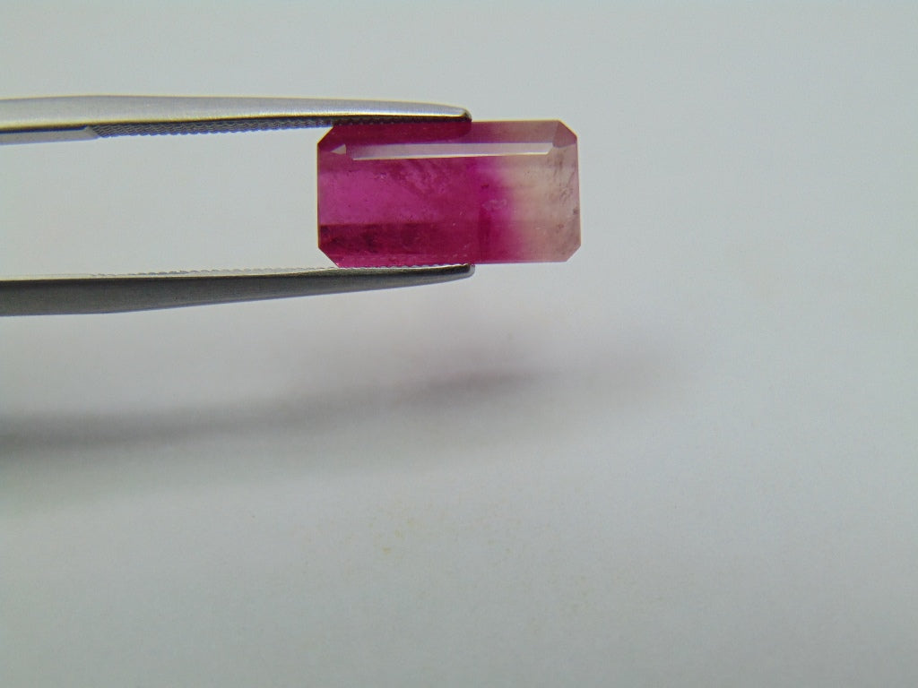 3.70ct Turmalina Bicolor 13x7mm