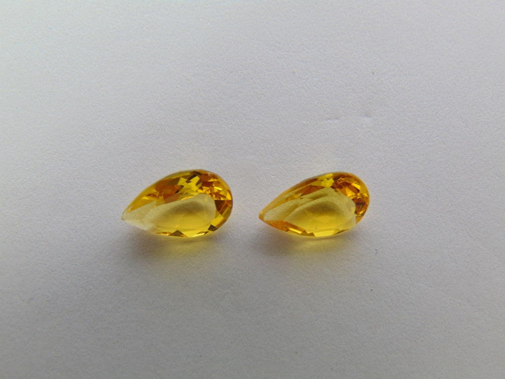 Par de Berilo 2,90ct 10x7mm 