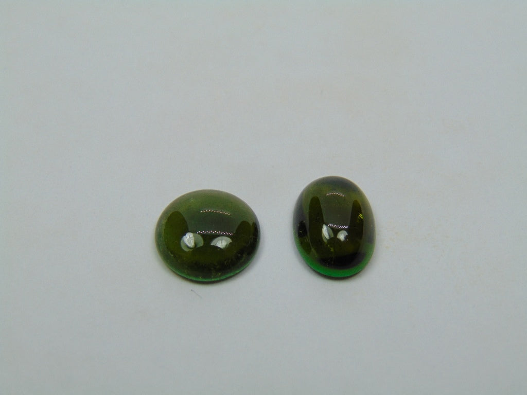 7.50ct Tourmaline Cabochon 11mm 12x8mm