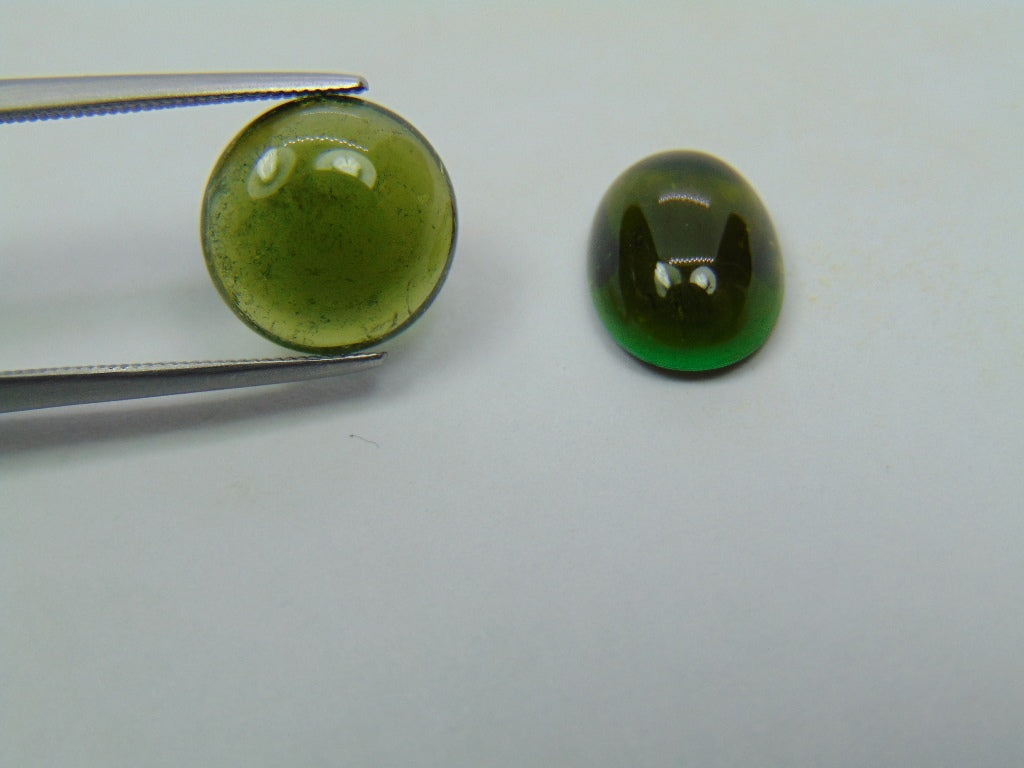 7.50ct Tourmaline Cabochon 11mm 12x8mm