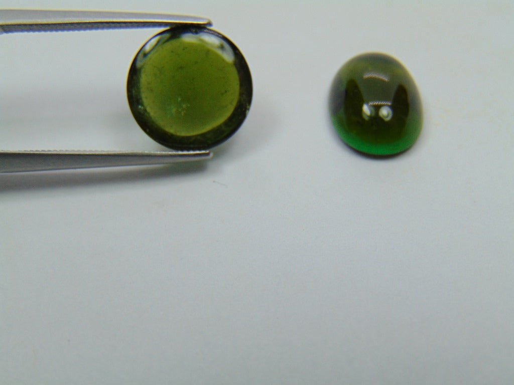 7.50ct Tourmaline Cabochon 11mm 12x8mm