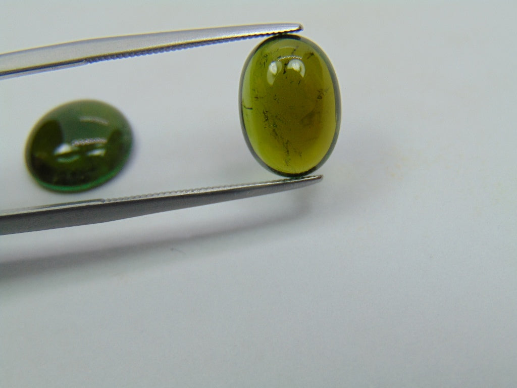 7.50ct Turmalina Cabochão 11mm 12x8mm