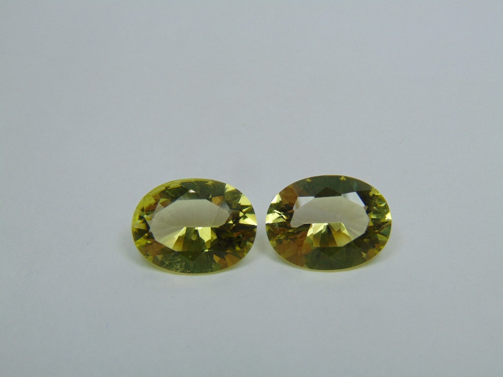 15.50ct Green Gold Par 16x12mm