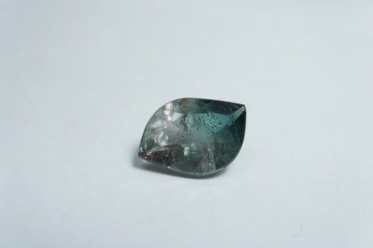 4.90ct Turmalina bicolor 15x10mm