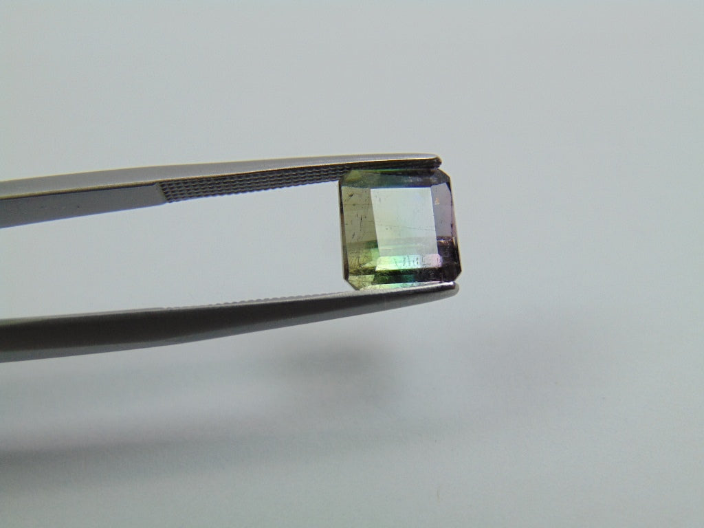 Turmalina Tricolor 3,15ct 8x7mm