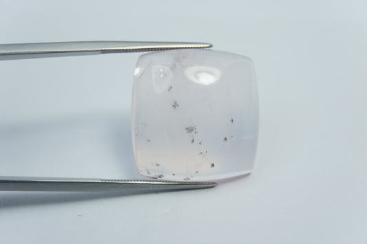 32.35ct Quartzo rosa 22x21mm