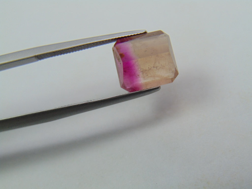 3.65ct Tourmaline Bicolor 9mm