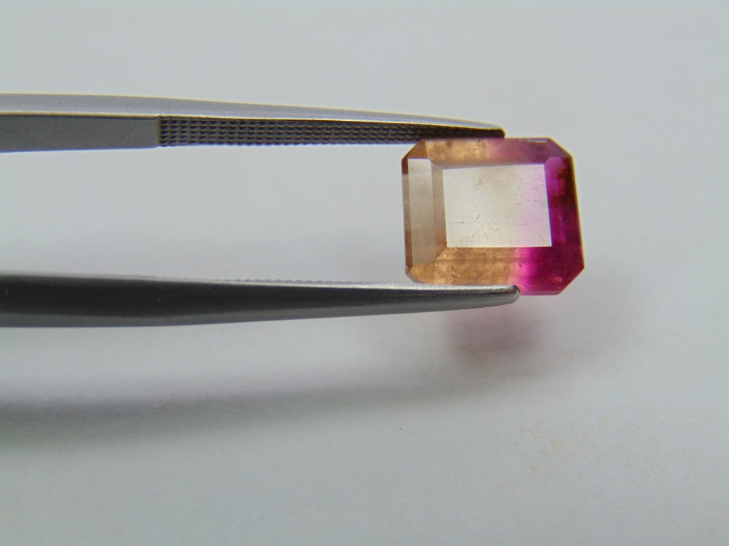 3.65ct Tourmaline Bicolor 9mm