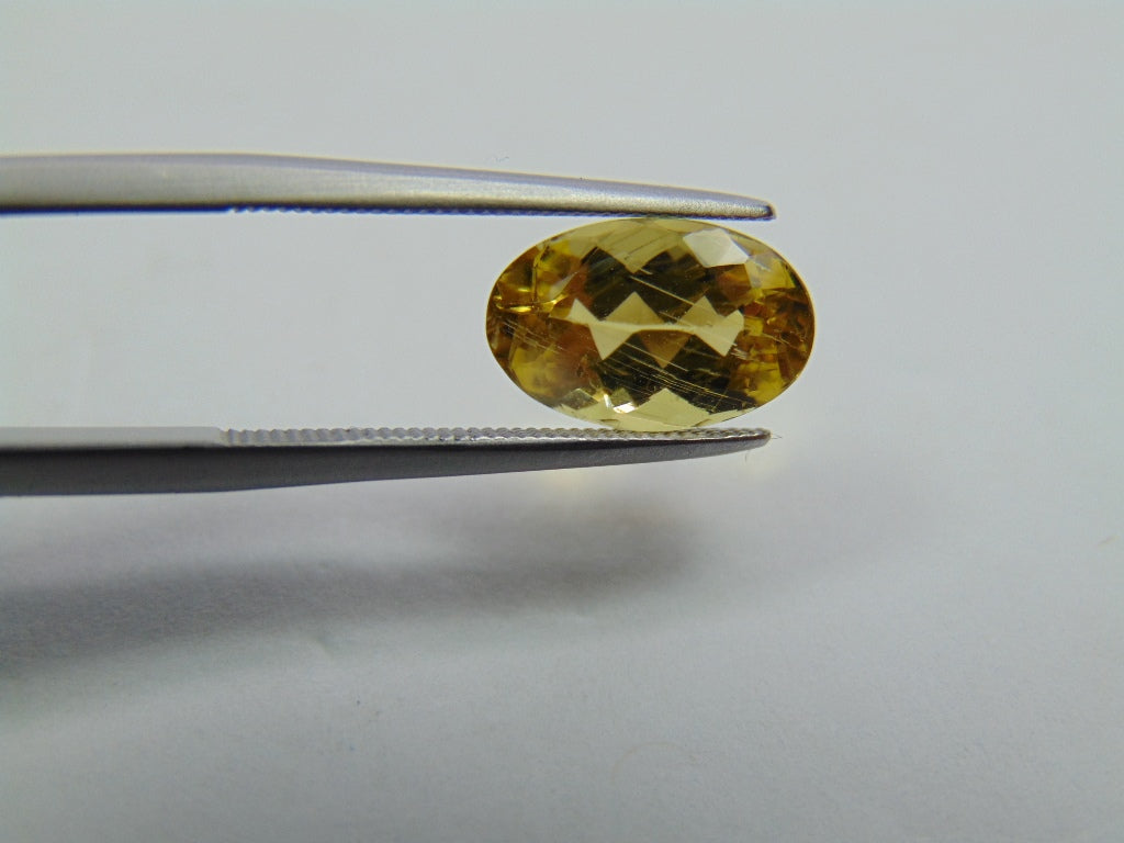 2.50ct Berilo Com Agulha 11x7mm