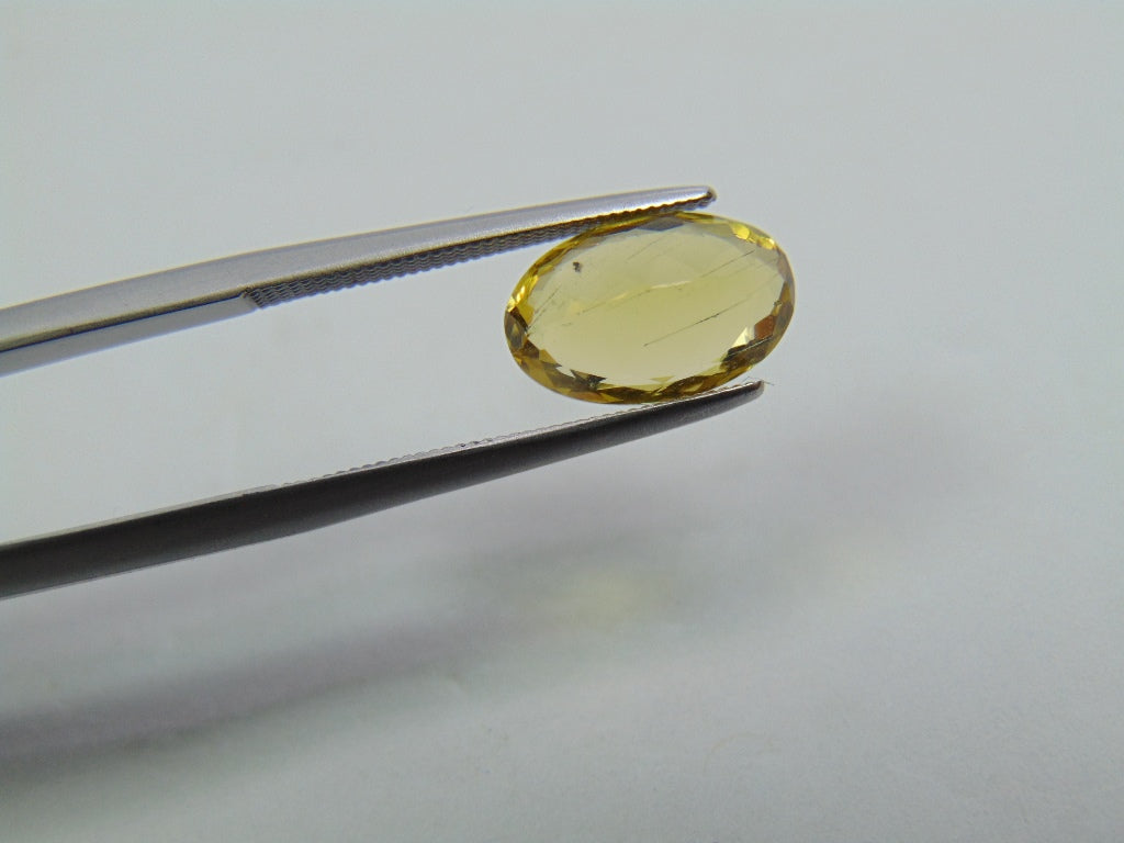 2.50ct Berilo Com Agulha 11x7mm