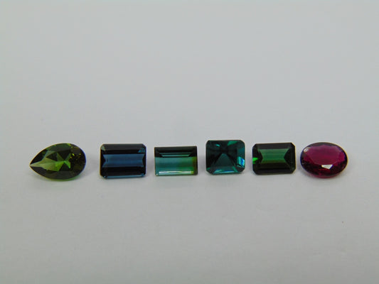 Mistura de turmalina de 4,25 ct