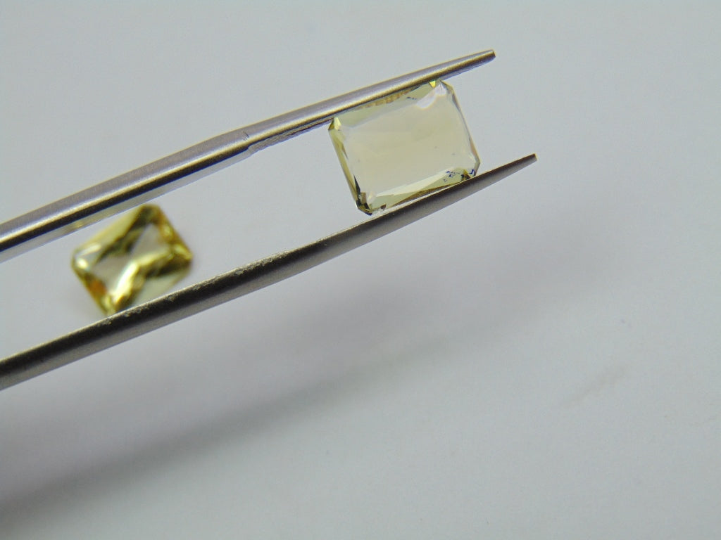 4.20ct Berilo Par 9x7mm