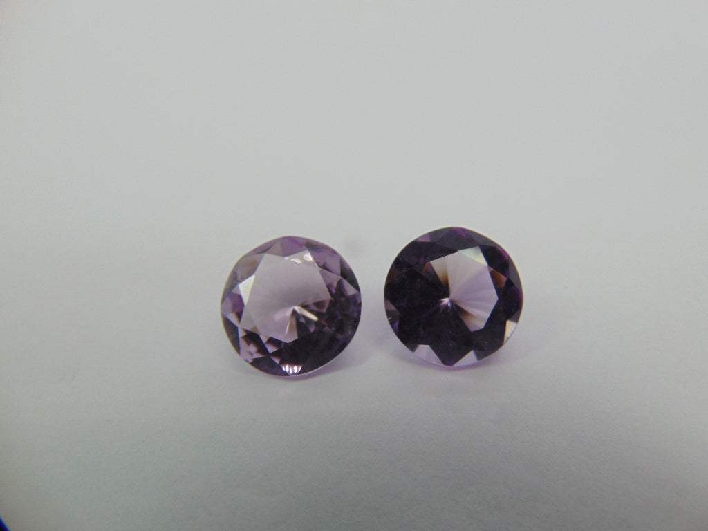 11.60ct Amethyst Calibrated 12mm