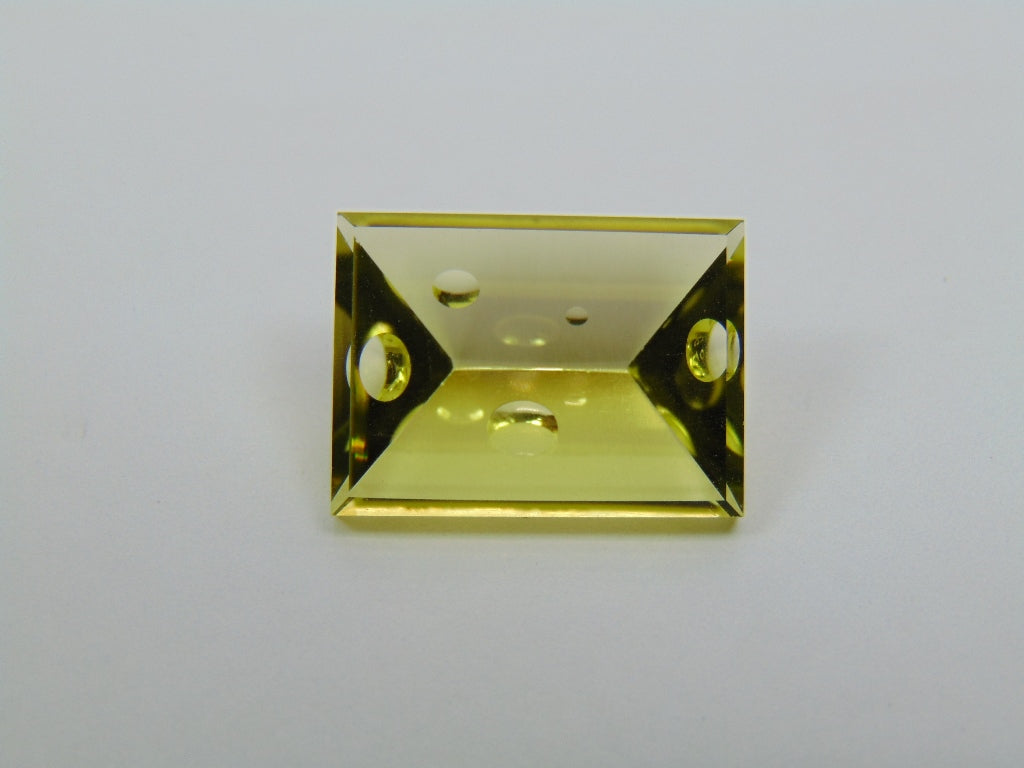 Bolha de ouro verde 18,05 quilates 20x14mm